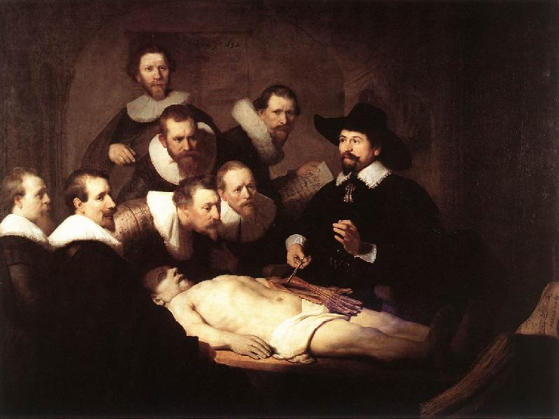 REMBRANDT Harmenszoon van Rijn The Anatomy Lecture of Dr. Nicolaes Tulp SE Germany oil painting art